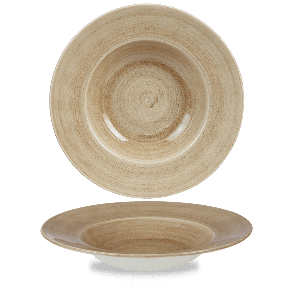 Assiettes oblongues Churchill Stonecast Patina Vintage Copper 355mm (Lot de 6) main image 0