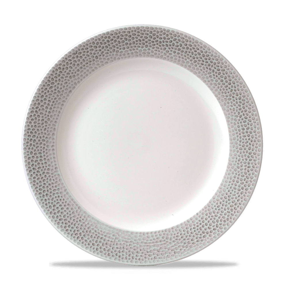 Churchill Isla Shale Grey Spinwash Rimmed Plate 21cm