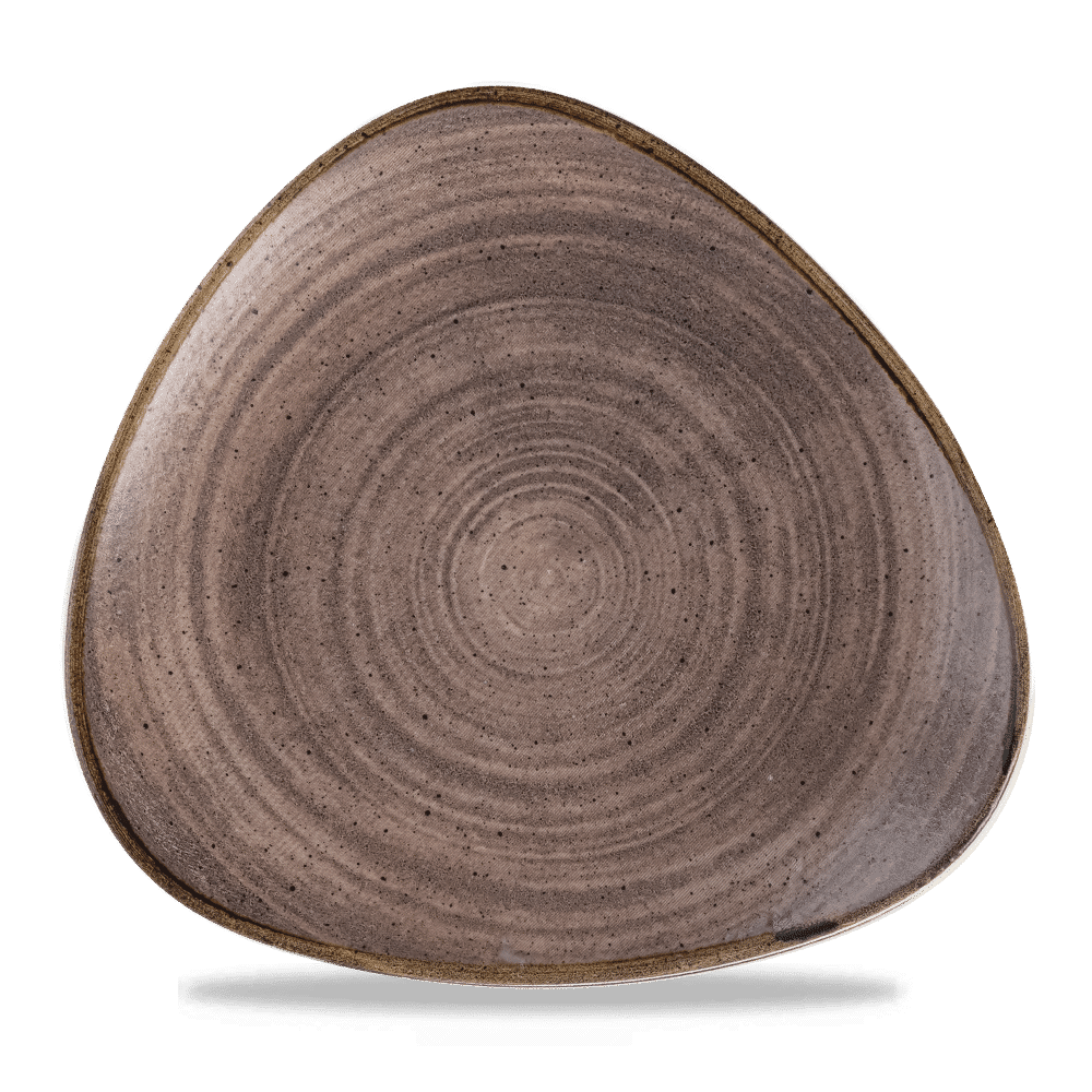 Churchill Stonecast Raw Brown Dreieckiger Teller 26.5cm Churchill Stonecast Raw Brown Dreieckiger Teller 26.5cm